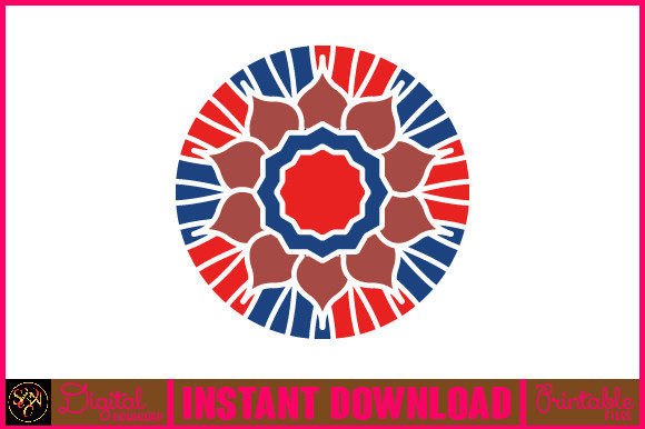 Explore the Vibrant Mandala 3D Layered SVG Cut File-61