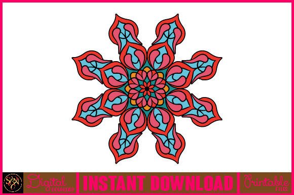 Mandala 3D Layered SVG Cut File-125