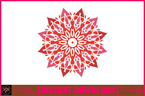 Mandala 3D Layered SVG Cut File-144 for Creative Projects