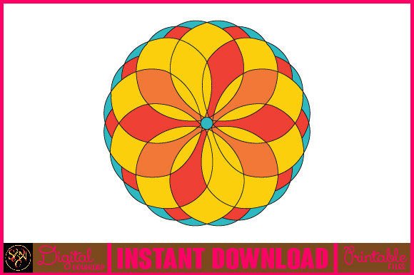 Mandala 3D Layered SVG Cut File-37: Your Creative Design Asset