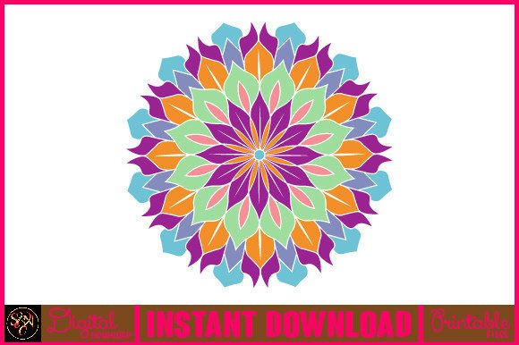 Mandala 3D Layered SVG Cut File-76: Unlock Vibrant Design Potential