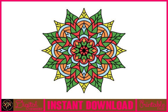 Stunning Mandala 3D Layered SVG Cut File-116 for Creative Projects
